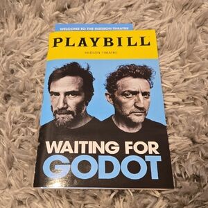 "Waiting For Godot" Playbill Broadway